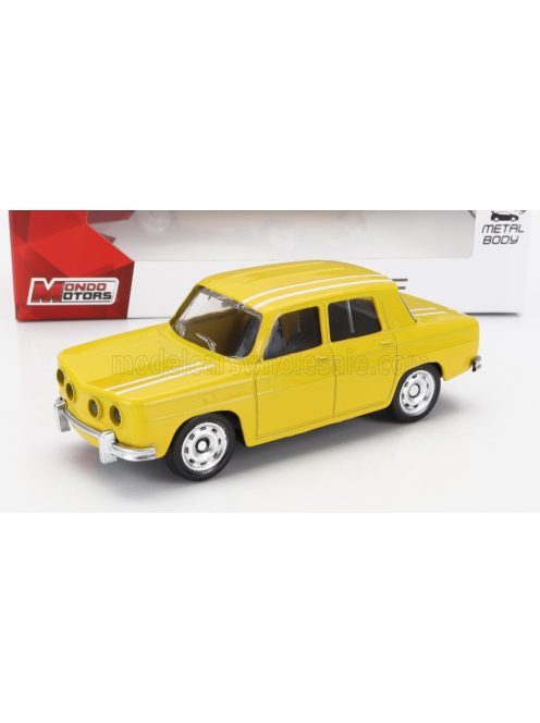 Mondomotors - RENAULT R8 GORDINI 1967 YELLOW WHITE