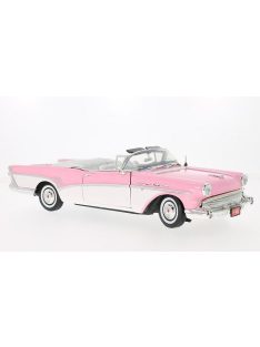   Motor-Max - Buick Roadmaster Convertible, rosa/weiss, 1957, 1:18