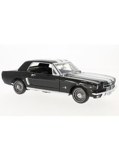 Motor-Max - Ford Mustang Hardtop, schwarz/weiss, 1964, 1:18