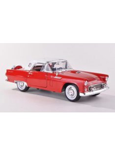 Motor-Max - Ford Thunderbird Hardtop, rot/weiss, 1956, 1:18