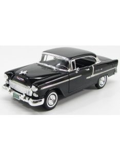   Motor-Max - CHEVROLET BEL AIR CABRIOLET CLOSED 1955 BLACK SILVER