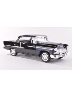 Motor-Max - Chevrolet Bel Air Hardtop, schwarz, 1955, 1:18