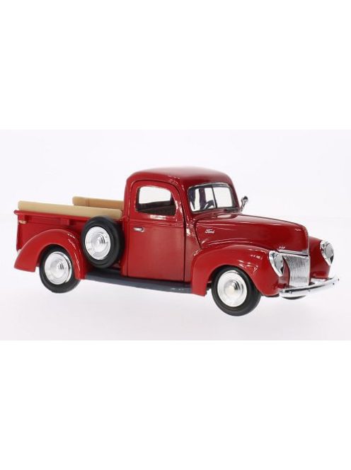 Motor-Max - Ford Pick Up, rot, 1940, 1:24