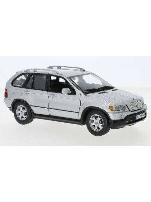 Motor-Max - BMW X5 (E53), silber, 1:24