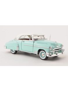   Motor-Max - Chevrolet Bel Air Hardtop, helltürkis/weiss, 1950, 1:24