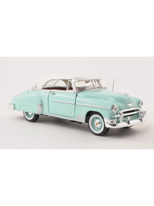 Motor-Max - Chevrolet Bel Air Hardtop, helltürkis/weiss, 1950, 1:24