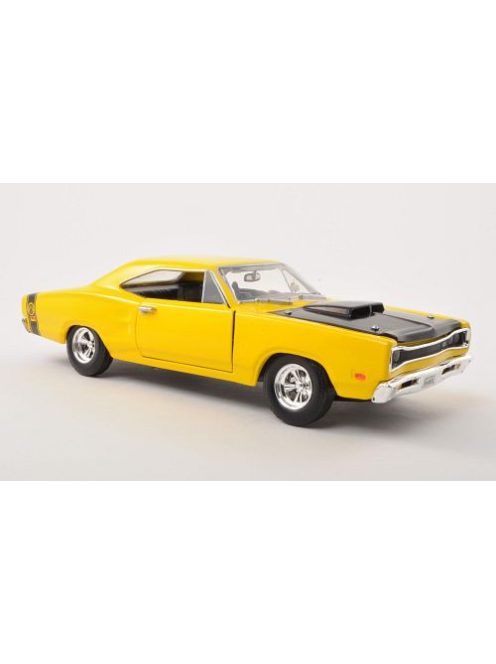 Motor-Max - Dodge Coronet Super Bee, gelb/schwarz, 1969, 1:24