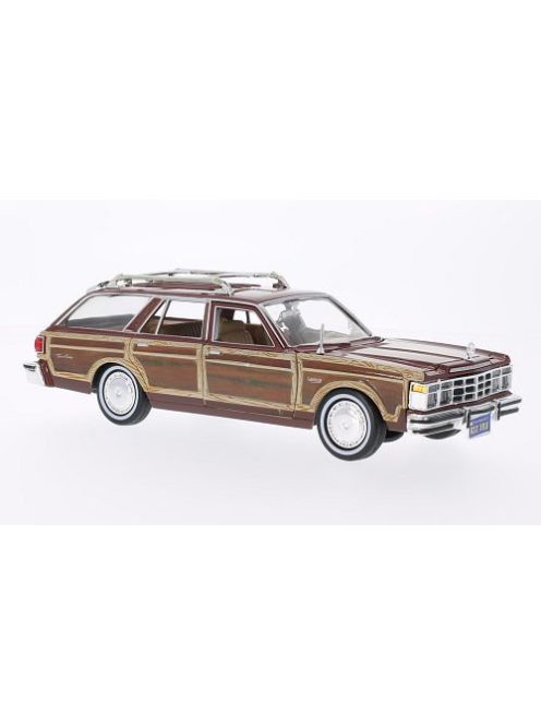 Motor-Max - Chrysler Le Baron Town & Country, braun/Holzoptik, 1979, 1:24