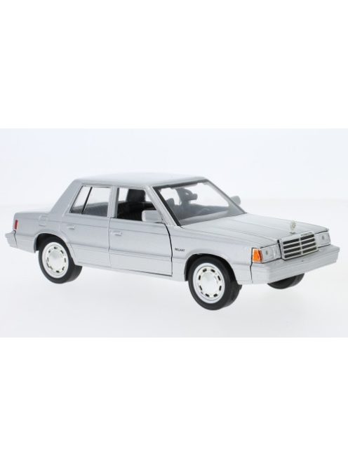 Motor-Max - Plymouth Reliant, silber, 1983, 1:24