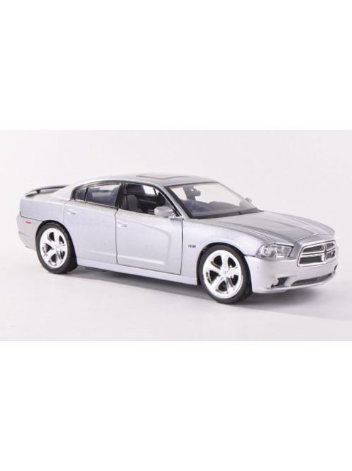 Motor-Max - Dodge Charger R/T, silber, 2011, 1:24