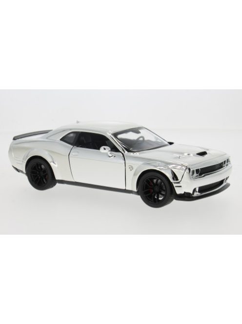 Motor-Max - Dodge Challenger Hellcat SRT, silber, 2018, 1:24