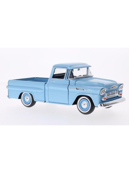 Motor-Max - Chevrolet Apache Fleetside Pick Up, hellblau, 1958, 1:24