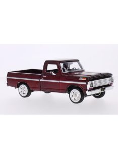 Motor-Max - Ford F-100, dunkelrot, 1969, 1:24