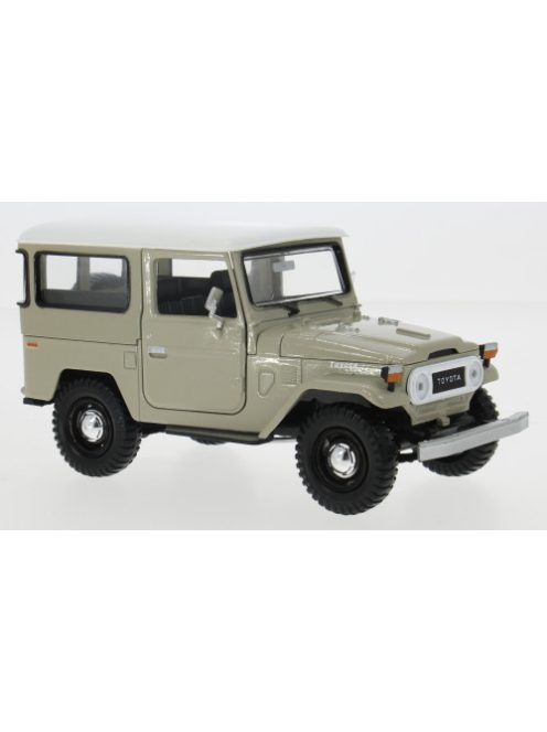 Motor-Max - Toyota FJ40 Hardtop Land Cruiser, beige/weiss, 1:24