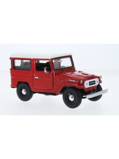   Motor-Max - Toyota FJ40 Hardtop Land Cruiser, rot/weiss, 1:24