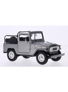 Motor-Max - Toyota FJ40 Land Cruiser, silber, 1:24