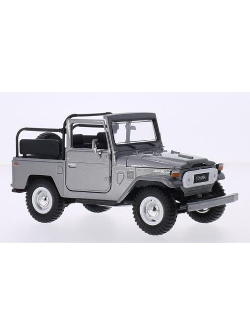 Motor-Max - Toyota FJ40 Land Cruiser, silber, 1:24