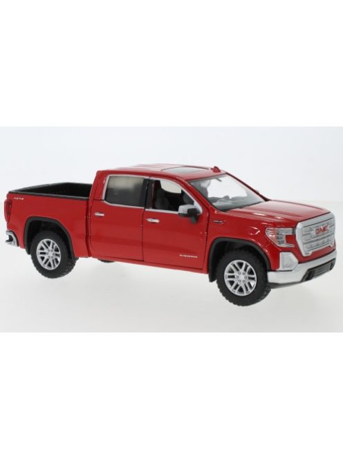 Motor-Max - GMC Sierra 1500 SLT Crew Cab, rot, 2019, 1:24