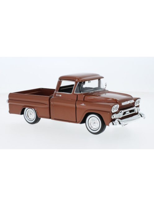 Motor-Max - GMC 1000 Wideside, braun, 1958, 1:24