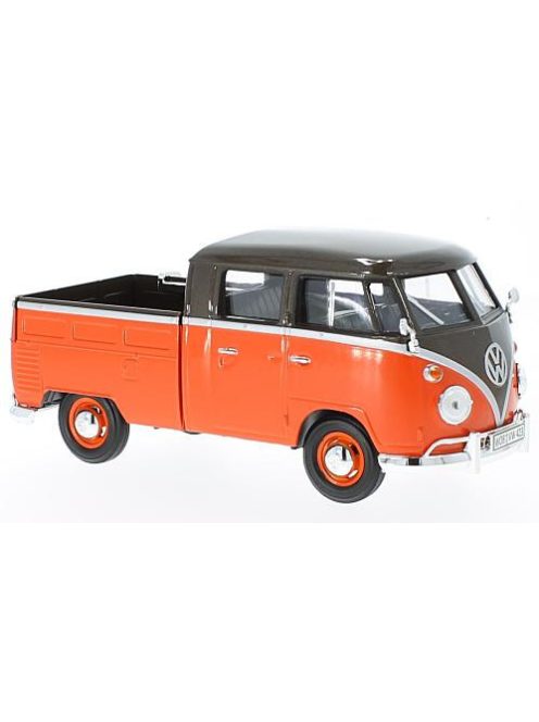 Motor-Max - VW T1 Pick Up, braun/hellrot, 1:24