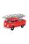 Motor-Max - VW T1 Leiterwagen, rot, Feuerwehr, 1:24