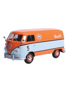 Motor-Max - VW T1 Delivery Van, orange/hellblau, Gulf, 1:24