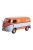 Motor-Max - VW T1 Delivery Van, orange/hellblau, Gulf, 1:24