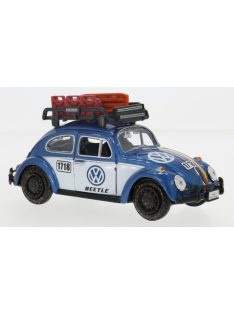 Motor-Max - VW Beetle, blau/Dekor, 1966, 1:24