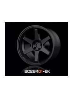   Mothobby Bnds - RACING Wheels & Tyres Set 8MM-9.8MM GLOSS BLACK4 pcs