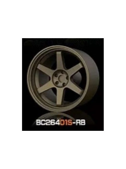 Mothobby Bnds - RACING Wheels & Tyres Set 7.4MM-8.9MM BRONZE4 pcs