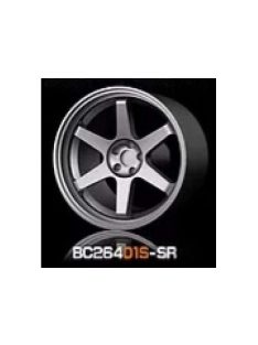   Mothobby Bnds - RACING Wheels & Tyres Set 7.4MM-8.9MM SILVER4 pcs