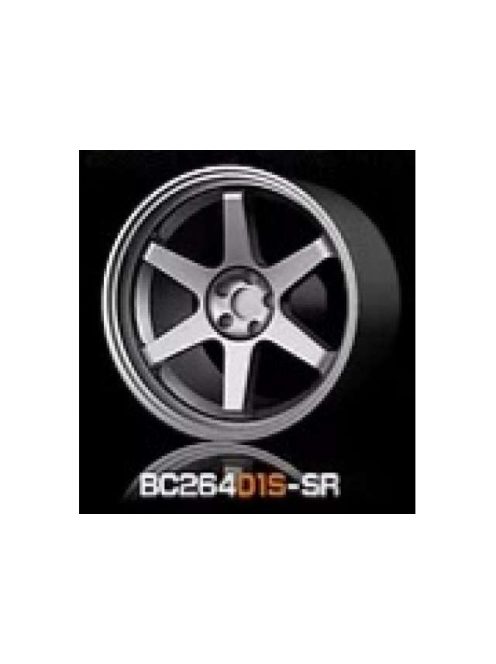 Mothobby Bnds - RACING Wheels & Tyres Set 7.4MM-8.9MM SILVER4 pcs