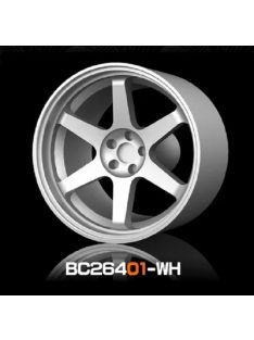   Mothobby Bnds - RACING Wheel & Tire Set 8 mm9.8 mm White4 pcs.