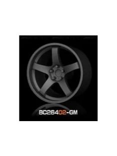   Mothobby Bnds - RACING Wheels & Tyres Set 8MM-9.8MM GUN METAL4 pcs