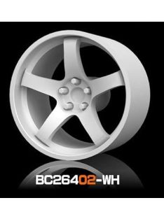   Mothobby Bnds - RACING Wheel & Tire Set 8 mm9.8 mm White4 pcs.