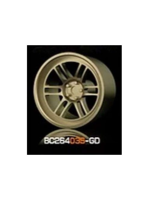 Mothobby Bnds - RACING Wheels & Tyres Set 7.4MM-8.9MM GOLD4 pcs