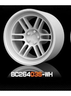   Mothobby Bnds - RACING Wheel & Tire Set 7.4 mm8.9 mm White4 pcs.