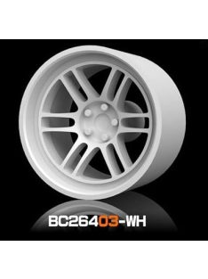   Mothobby Bnds - RACING Wheel & Tire Set 8 mm9.8 mm White4 pcs.