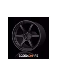   Mothobby Bnds - RACING Wheels & Tyres Set 8MM-9.8MM FLAT BLACK4 pcs