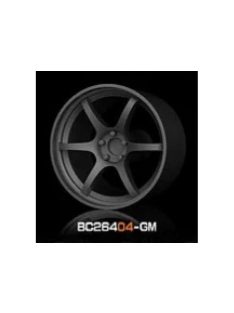   Mothobby Bnds - RACING Wheels & Tyres Set 8MM-9.8MM GUN METAL4 pcs