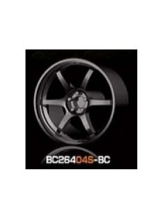  Mothobby Bnds - RACING Wheels & Tyres Set 7.4MM-8.9MM BLACK CHROME4 pcs