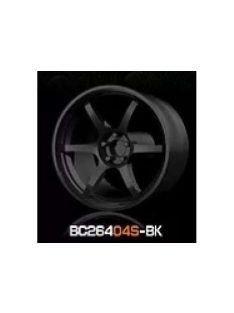   Mothobby Bnds - RACING Wheels & Tyres Set 7.4MM-8.9MM GLOSS BLACK4 pcs