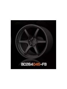  Mothobby Bnds - RACING Wheels & Tyres Set 7.4MM-8.9MM FLAT BLACK4 pcs