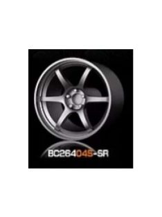   Mothobby Bnds - RACING Wheels & Tyres Set 7.4MM-8.9MM SILVER4 pcs