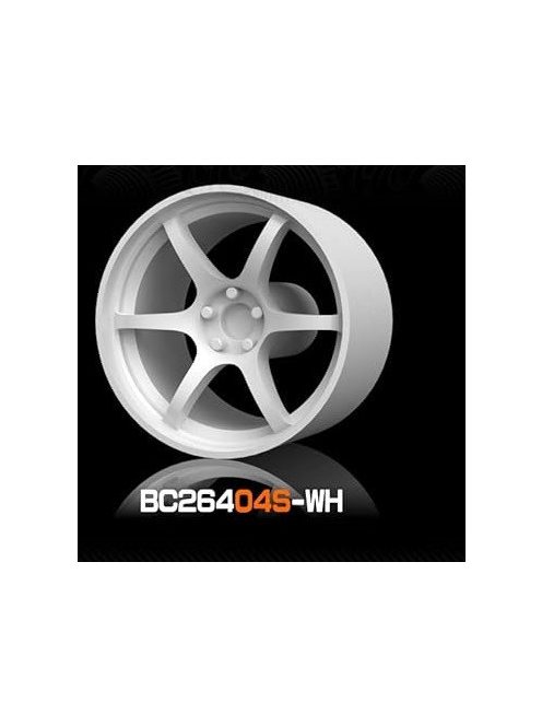 Mothobby Bnds - RACING Wheel & Tire Set 7.4 mm8.9 mm White4 pcs.