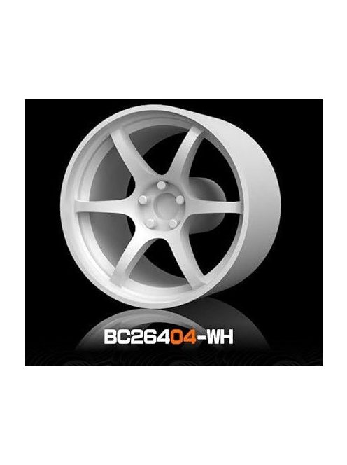 Mothobby Bnds - RACING Wheel & Tire Set 8 mm9.8 mm White4 pcs.