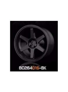   Mothobby Bnds - RACING Wheels & Tyres Set 8MM-9.8MM GLOSS BLACK4 pcs