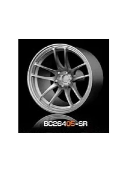 Mothobby Bnds - RACING Wheels & Tyres Set 8MM-9.8MM SILVER4 pcs