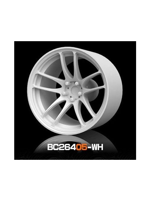 Mothobby Bnds - RACING Wheel & Tire Set 8 mm9.8 mm White4 pcs.