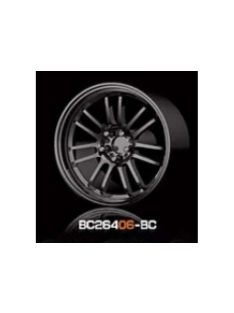   Mothobby Bnds - RACING Wheels & Tyres Set 8MM-9.8MM BLACK CHROME4 pcs